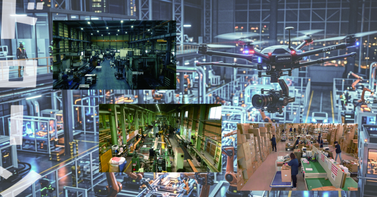 ドローン撮影で、企業の魅力を“新しい視点”から伝える。