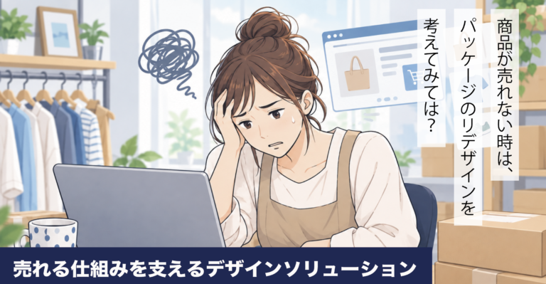 「いい商品なのに売れない」その理由、パッケージかもしれません。